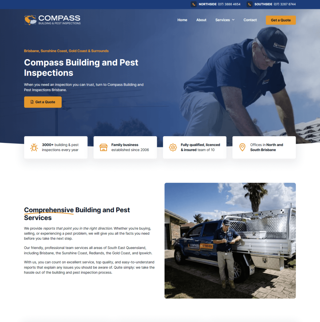Compass QLD home page