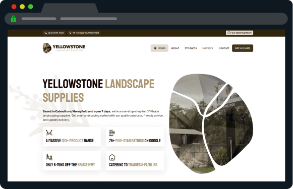 Yellowstone website screenshot